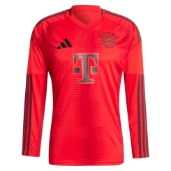 FC Bayern München Alphonso Davies #19 Thuisshirt 2024-2025 Voetbalshirts Lange Mouwen-1