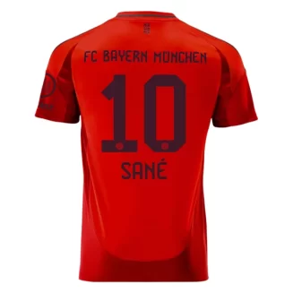 FC Bayern München Leroy Sane #10 Thuisshirt 2024-2025 Voetbalshirts Korte Mouw