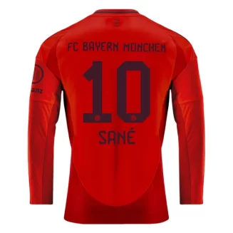 FC Bayern München Leroy Sane #10 Thuisshirt 2024-2025 Voetbalshirts Lange Mouwen