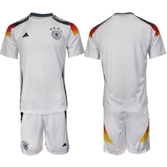 Goedkope Duitsland Thuisshirt EK 2024 Voetbalshirts 2024/25 Korte Mouw (+ Korte broeken) Kopen