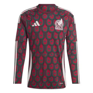 Goedkope Mexico Thuisshirt Copa América 2024 Voetbalshirts Lange Mouwen Kopen