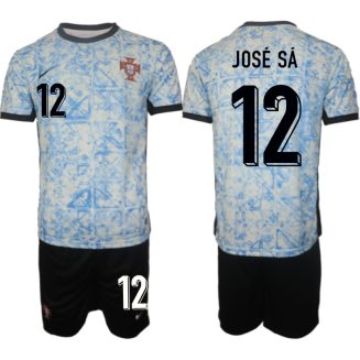 Goedkope Portugal Jose Sa #12 Uitshirt EK 2024 Voetbalshirts 2024/25 Korte Mouw (+ Korte broeken) Kopen