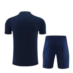 Italië 2024-25 Trainingsshirt Pakken Marineblauw-1