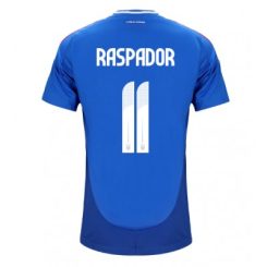 Italië Giacomo Raspadori #11 Thuisshirt EK 2024 Voetbalshirts Korte Mouw