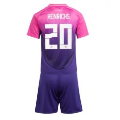 Kids Duitsland Benjamin Henrichs #20 Uitshirt EK 2024 Voetbalshirts Korte Mouw (+ Korte broeken)