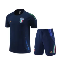 Kids Italië 2024-25 Trainingsshirt Pakken Blauw