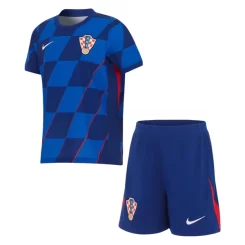 Kids Kroatië Uitshirt EK 2024 Voetbalshirts Korte Mouw (+ Korte broeken)