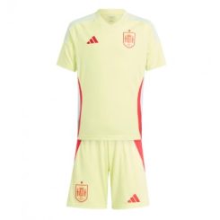 Kids Spanje Uitshirt EK 2024 Voetbalshirts Korte Mouw (+ Korte broeken)