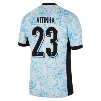 Kopen EK 2024 Portugal Vitinha Ferreira #23 Uitshirt Korte Mouw