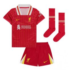 Kopen Kids Liverpool Mohamed Salah #11 Thuisshirt 2024-2025 Korte Mouw (+ Korte broeken)-1