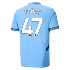 Manchester City Phil Foden #47 Thuisshirt 2024-2025 Voetbalshirts Korte Mouw