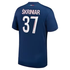 Paris Saint Germain PSG Milan Škriniar #37 Thuisshirt 2024-2025 Voetbalshirts Korte Mouw