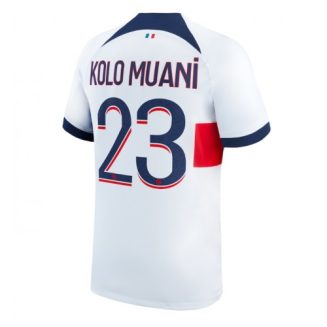 Paris Saint-Germain Randal Kolo Muani #23 Uitshirt 2023-2024 Voetbalshirts Korte Mouw