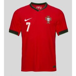 Portugal Cristiano Ronaldo #7 Thuisshirt EK 2024 Voetbalshirts Korte Mouw-1