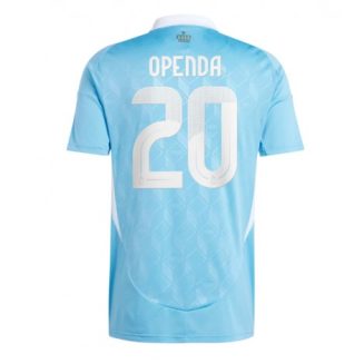 België Lois Openda #20 Uitshirt EK 2024 Voetbalshirts Korte Mouw