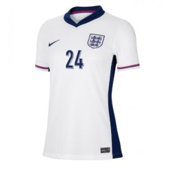 Dames Engeland Cole Palmer #24 Thuisshirt EK 2024 Voetbalshirts Korte Mouw-1