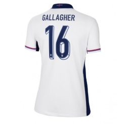 Dames Engeland Conor Gallagher #16 Thuisshirt EK 2024 Voetbalshirts Korte Mouw