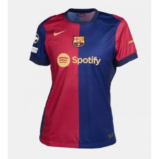 Dames FC Barcelona Thuisshirt 2024-2025 Korte Mouw