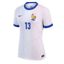 Dames Frankrijk Kante #13 Uitshirt EK 2024 Voetbalshirts Korte Mouw-1