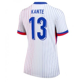 Dames Frankrijk Kante #13 Uitshirt EK 2024 Voetbalshirts Korte Mouw