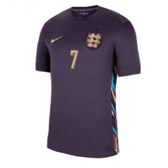 Engeland Bukayo Saka #7 Uitshirt EK 2024 Voetbalshirts Korte Mouw-1