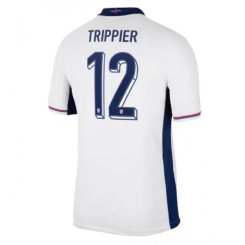 Engeland Kieran Trippier #12 Thuisshirt EK 2024 Voetbalshirts Korte Mouw