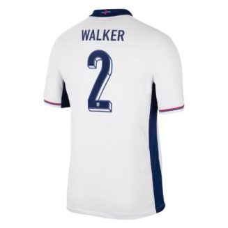 Engeland Kyle Walker #2 Thuisshirt EK 2024 Voetbalshirts Korte Mouw