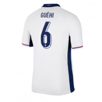 Engeland Marc Guehi #6 Thuisshirt EK 2024 Voetbalshirts Korte Mouw