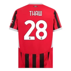 Goedkope AC Milan Malick Thiaw #28 Thuisshirt 2024-2025 Korte Mouw Kopen