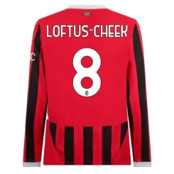 Goedkope AC Milan Ruben Loftus-Cheek #8 Thuisshirt 2024-2025 Lange Mouwen Kopen