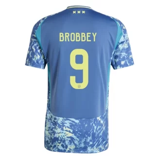 Goedkope Ajax Brian Brobbey #9 Uitshirt 2024-2025 Korte Mouw Kopen