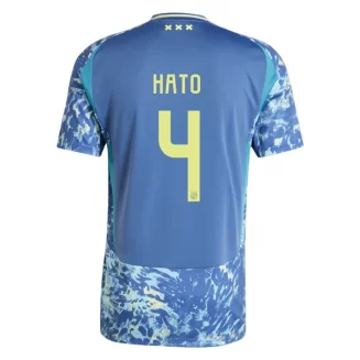 Goedkope Ajax Jorrel Hato #4 Uitshirt 2024-2025 Korte Mouw Kopen