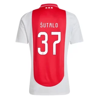 Goedkope Ajax Josip Sutalo #37 Thuisshirt 2024-2025 Korte Mouw Kopen