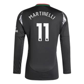 Goedkope Arsenal Gabriel Martinelli #11 Uitshirt 2024-2025 Lange Mouwen Kopen