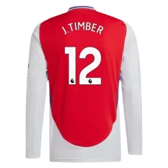 Goedkope Arsenal Jurrien Timber #12 Thuisshirt 2024-2025 Lange Mouwen Kopen