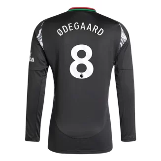 Goedkope Arsenal Martin Odegaard #8 Uitshirt 2024-2025 Lange Mouwen Kopen