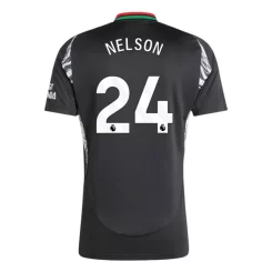 Goedkope Arsenal Reiss Nelson #24 Uitshirt 2024-2025 Korte Mouw Kopen