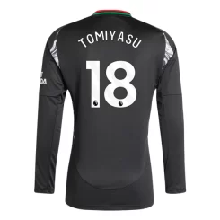 Goedkope Arsenal Takehiro Tomiyasu #18 Uitshirt 2024-2025 Lange Mouwen Kopen