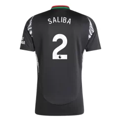 Goedkope Arsenal William Saliba #2 Uitshirt 2024-2025 Korte Mouw Kopen