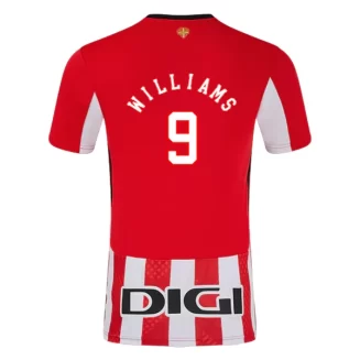 Goedkope Athletic Bilbao Iñaki Williams #9 Thuisshirt 2024-2025 Korte Mouw Kopen