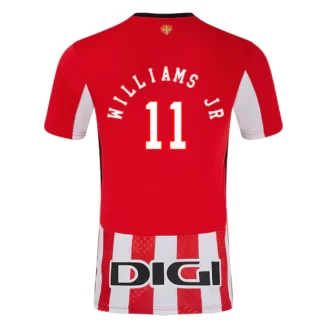 Goedkope Athletic Bilbao Williams JR #11 Thuisshirt 2024-2025 Korte Mouw Kopen