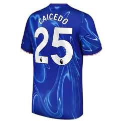 Goedkope Chelsea Moises Caicedo #25 Thuisshirt 2024-2025 Korte Mouw Kopen