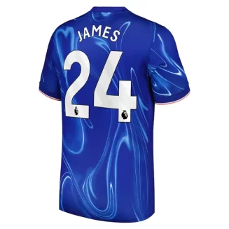 Goedkope Chelsea Reece James #24 Thuisshirt 2024-2025 Korte Mouw Kopen