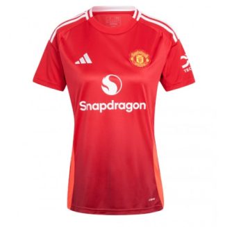 Goedkope Dames Manchester United Thuisshirt 2024-2025 Voetbalshirts Korte Mouw Kopen