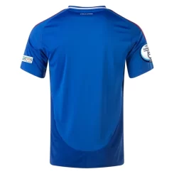 Goedkope EK 2024 Italië Thuisshirt Korte Mouw Patch Kopen-1