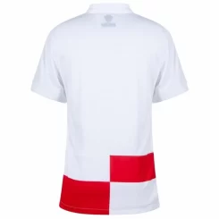 Goedkope EK 2024 Kroatië Thuisshirt Korte Mouw Patch Kopen-1