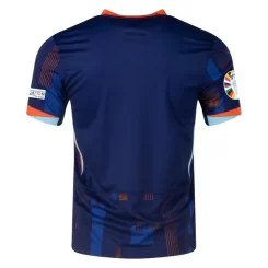 Goedkope EK 2024 Nederland Uitshirt Korte Mouw Patch Kopen-1