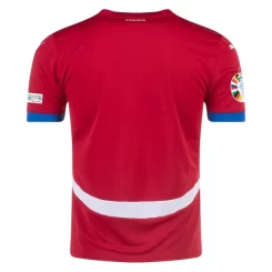 Goedkope EK 2024 Servië Thuisshirt Korte Mouw Patch Kopen-1