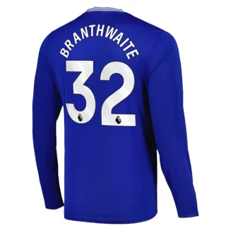 Goedkope Everton Jarrad Branthwaite #32 Thuisshirt 2024-2025 Lange Mouwen Kopen