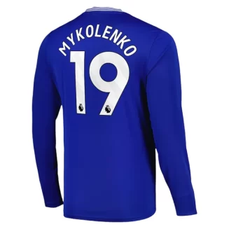 Goedkope Everton Vitaliy Mykolenko #19 Thuisshirt 2024-2025 Lange Mouwen Kopen